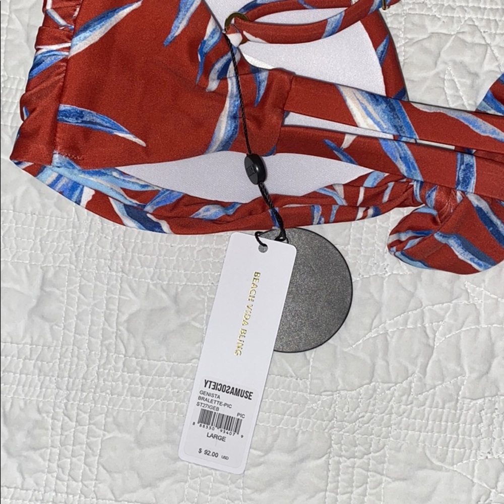 Amuse Society Floral Print Bralette - Picture 5 of 5